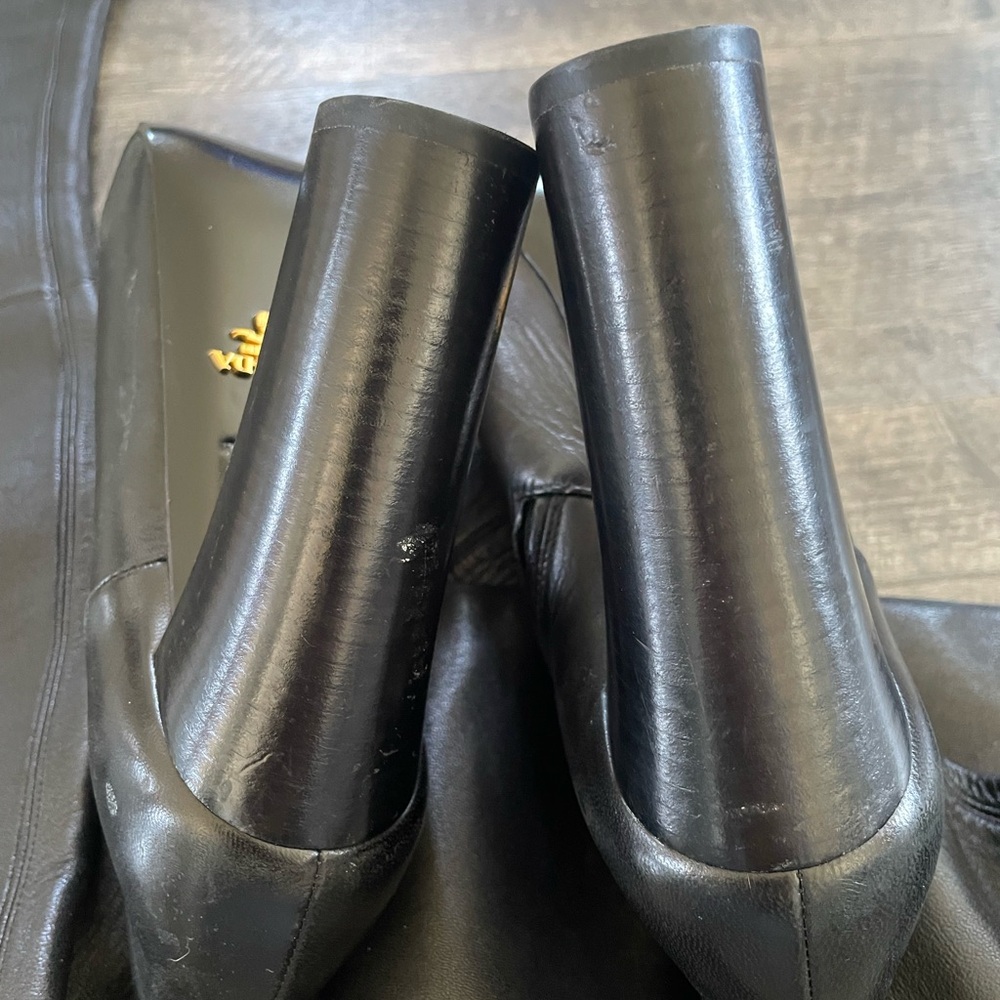 Prada Black Leather Thigh High Boots 🎩 - Picture 12 of 14